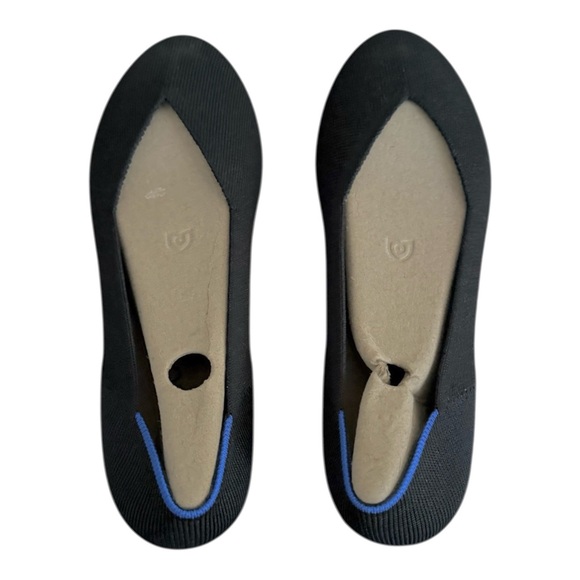 Rothy’s NEW Daily Flat Black Ballet Flats Size 7.5 Comfort Everyday Slip-On - Picture 4 of 13